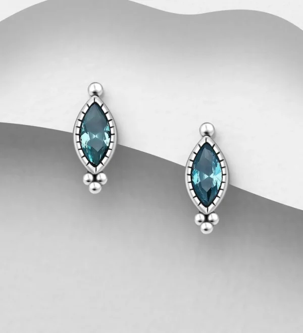 PREMIUM COLLECTION | Irene -hopeiset savunsiniset nappikorvakorut