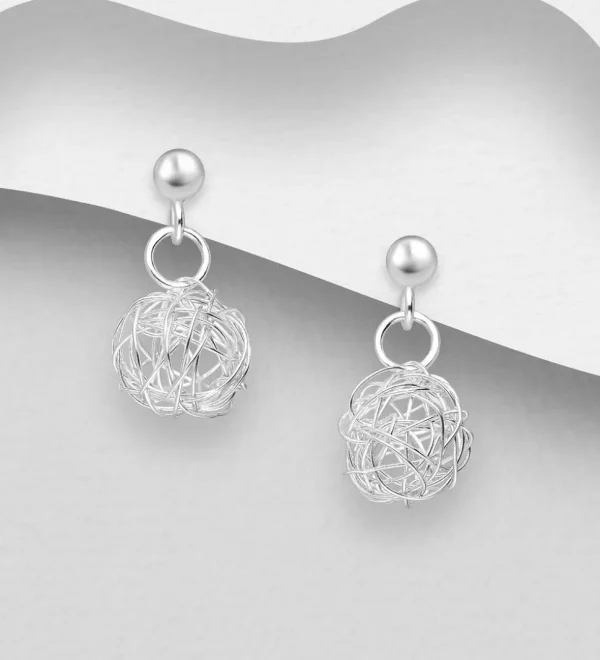 PREMIUM COLLECTION | Isa -hopeiset modernit roikkuvat korvakorut