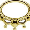 PREMIUM COLLECTION | Itämainen kulta septum & daith clicker