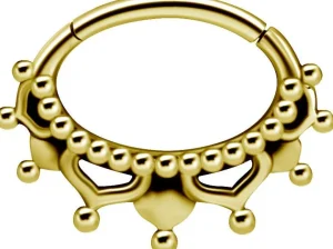 PREMIUM COLLECTION | Itämainen kulta septum & daith clicker