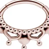 PREMIUM COLLECTION | Itämainen ruusukulta septum & daith clicker