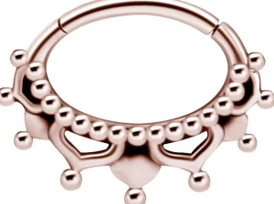 PREMIUM COLLECTION | Itämainen ruusukulta septum & daith clicker