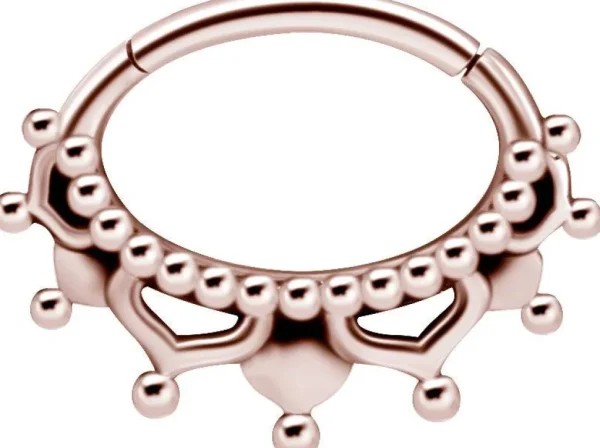 PREMIUM COLLECTION | Itämainen ruusukulta septum & daith clicker