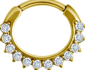 PREMIUM COLLECTION | 24K siro kulta & zirconia clicker