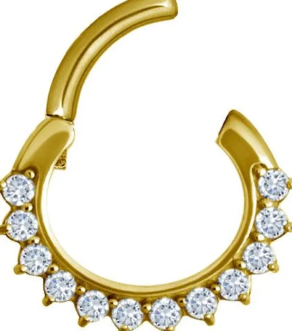 PREMIUM COLLECTION | 24K siro kulta & zirconia clicker