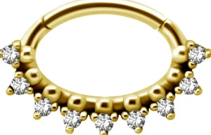 PREMIUM COLLECTION | Kivellinen kulta septum & daith clicker