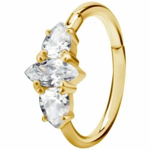 PREMIUM COLLECTION | Koristeellinen kulta conch & daith clicker