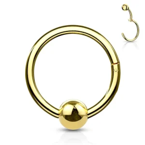 PREMIUM COLLECTION | Kullanvärinen BCR clicker-lävistysrengas