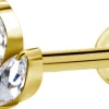 PREMIUM COLLECTION | Lehtimäinen labret (kulta)