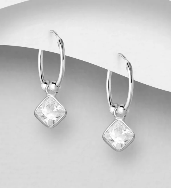 PREMIUM COLLECTION | Lina -2 in 1 hopearenkaat kirkkaalla kivellä