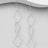 PREMIUM COLLECTION | Livia -hopeiset korvakorut taotulla pinnalla