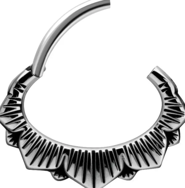 PREMIUM COLLECTION | Lootus -kirurginteräksinen septum & daith clicker