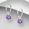 PREMIUM COLLECTION | Sara -2 in 1 hopearenkaat violetilla kivellä