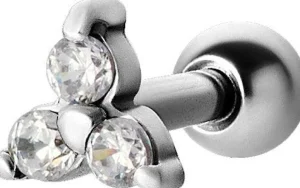 PREMIUM COLLECTION | Siro kolmekivinen barbell (hopea)