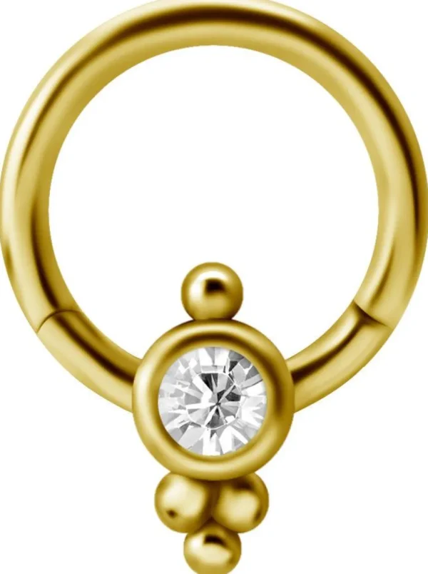 PREMIUM COLLECTION | Siro smiley koriste-clicker iensuojalla (kulta)
