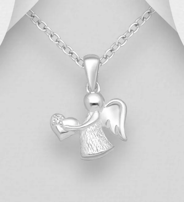PREMIUM COLLECTION | Suojelusenkeli -pieni hopeariipus