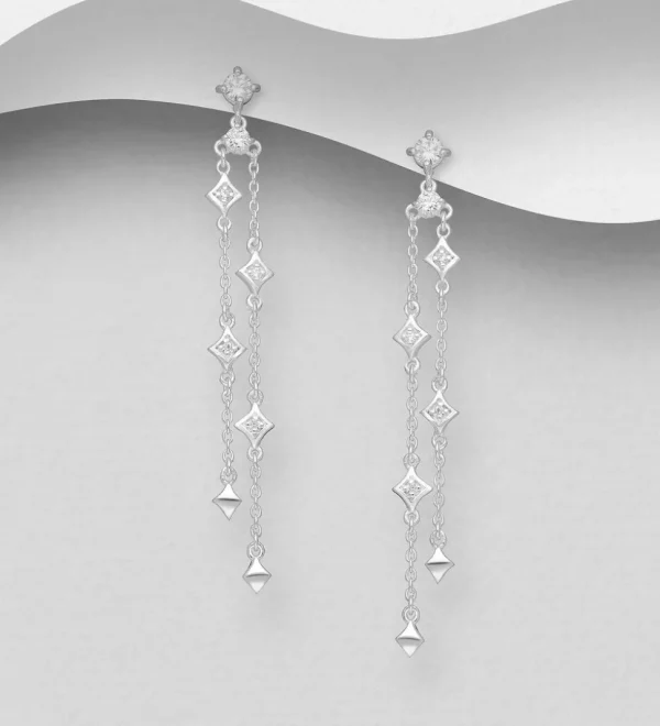 PREMIUM COLLECTION | Viveka -hopeiset modernit juhlakorvakorut