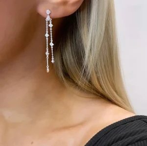 PREMIUM COLLECTION | Viveka -hopeiset modernit juhlakorvakorut