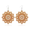 Puiset korvakorut, Pretty Mandala -ruskeat pitsikorvakorut