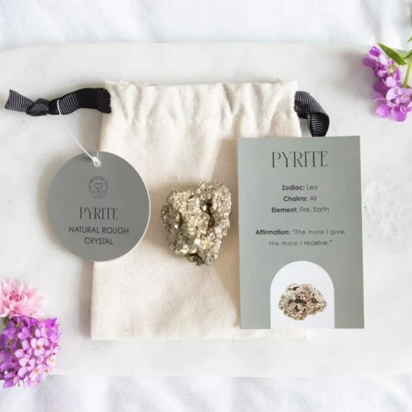 Pyrite Healing Rough Crystal -pyriitti raakakivi