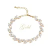 Rannekoru, ATHENA BRIDAL | Classic Cubic Zirconia Bracelet in Gold