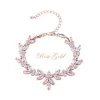 Rannekoru, ATHENA BRIDAL | Elegant Cubic Zirconia Bracelet in Rosegold