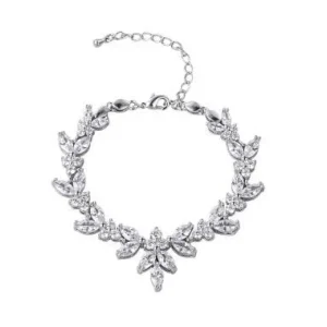 Rannekoru, ATHENA BRIDAL | Elegant Cubic Zirconia Bracelet