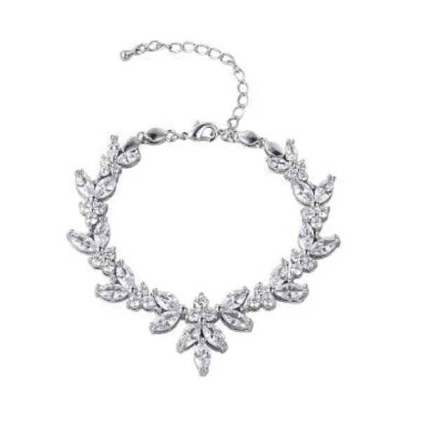 Rannekoru, ATHENA BRIDAL | Elegant Cubic Zirconia Bracelet
