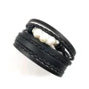 Rannekoru, Black Bracelet with Pearls