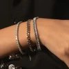 Rannekoru, BOHM PARIS | Bracelet Deannille Rhodium -kirkas rannekoru