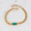 Rannekoru, BOHM PARIS | Bracelet Mirha -vihreä kristallirannekoru