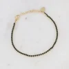 Rannekoru, BOHM PARIS | Bracelet Sindie -vihreä kristallirannekoru