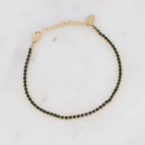 Rannekoru, BOHM PARIS | Bracelet Sindie -vihreä kristallirannekoru
