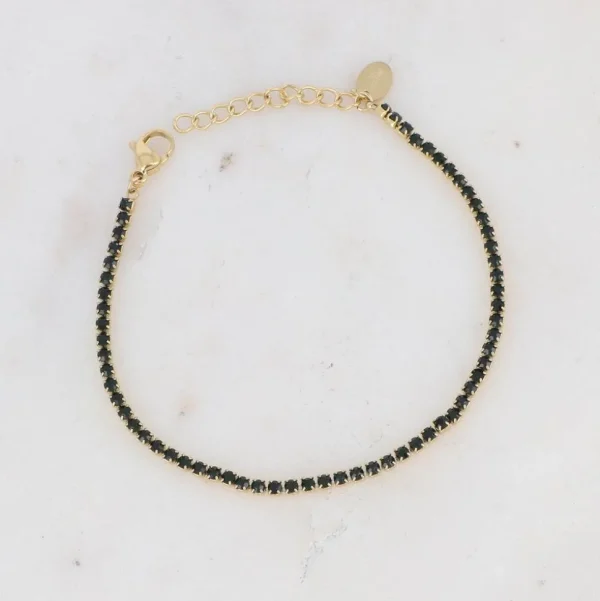 Rannekoru, BOHM PARIS | Bracelet Sindie -vihreä kristallirannekoru