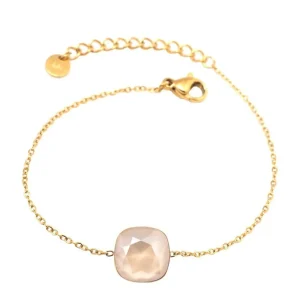 Rannekoru, BOHM PARIS | Bracelet Bea -beige roosa/kulta