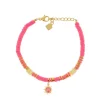 Rannekoru, BOHM PARIS | Bracelet Surf avec cristal pink