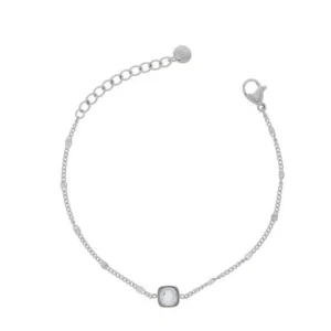 Rannekoru, BOHM PARIS | Bracelet Amael Rhodium -clair