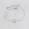 Rannekoru, BOHM PARIS | Bracelet Celine Rhodium -kirkas rannekoru