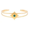 Rannekoru, BOHM PARIS | Bracelet Loulita avec cristal emerald green
