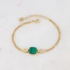 Rannekoru, BOHM PARIS | Bracelet Chloefina -malakiitti kivirannekoru