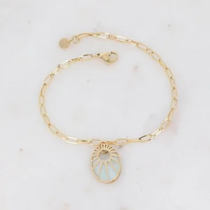Rannekoru, BOHM PARIS | Bracelet Caméo -valkoinen/kulta