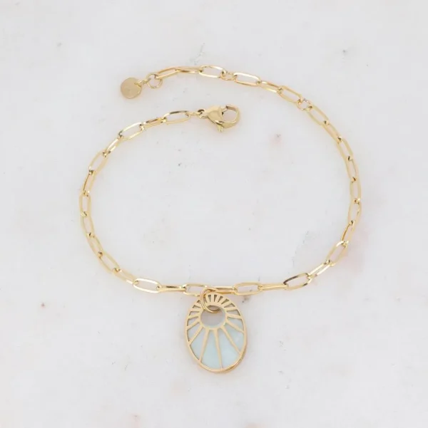 Rannekoru, BOHM PARIS | Bracelet Caméo -valkoinen/kulta