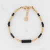 Rannekoru, BOHM PARIS | Bracelet Elody -agate noire