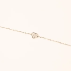 Rannekoru, BOHM PARIS | Bracelet Carla -siro sydänrannekoru (hopea)