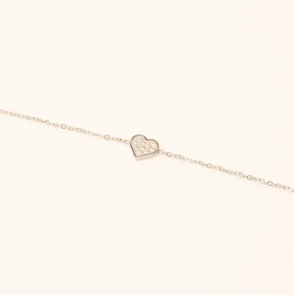 Rannekoru, BOHM PARIS | Bracelet Carla -siro sydänrannekoru (hopea)