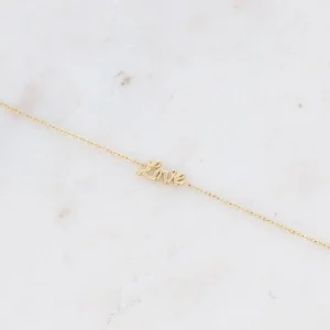 Rannekoru, BOHM PARIS | Bracelet Love -moderni tekstirannekoru