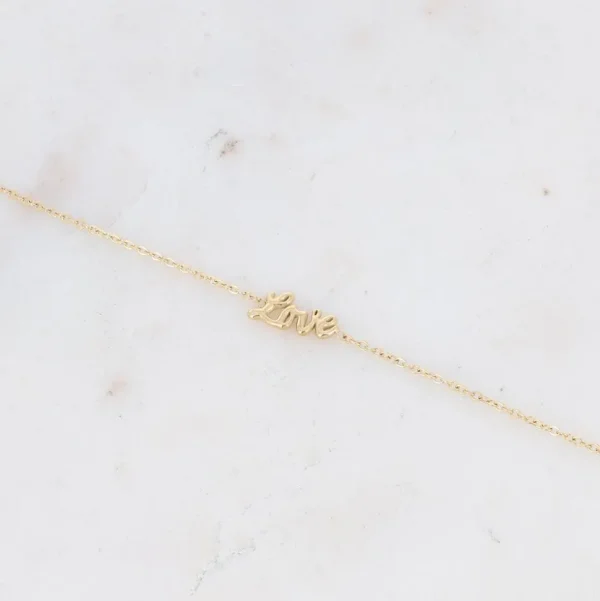 Rannekoru, BOHM PARIS | Bracelet Love -moderni tekstirannekoru