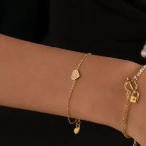 Rannekoru, BOHM PARIS | Bracelet Carla -siro sydänrannekoru (hopea)