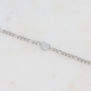 Rannekoru, BOHM PARIS | Bracelet Hans Rhodium -sydänrannekoru