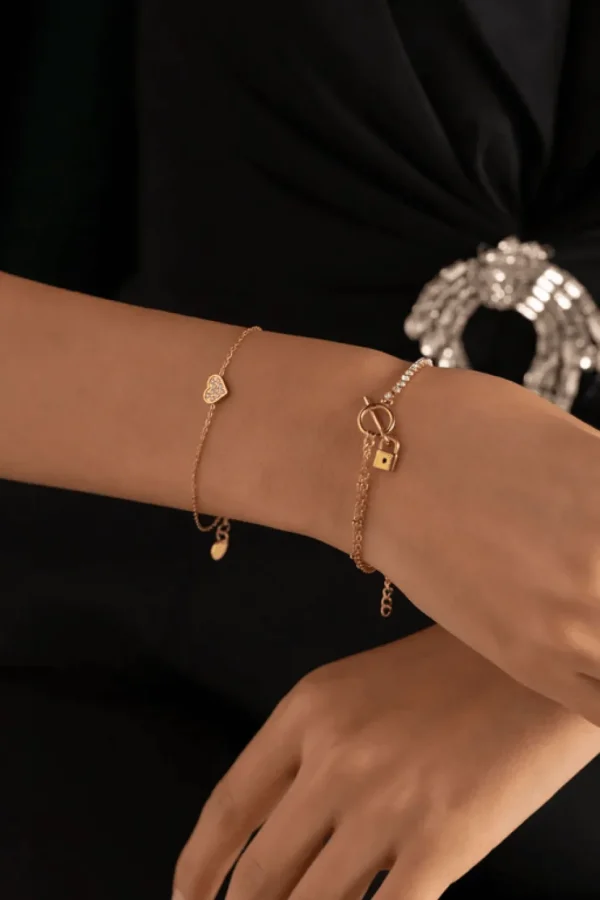 Rannekoru, BOHM PARIS | Bracelet Carla -siro sydänrannekoru (hopea)